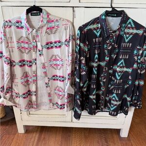 Silky westerns pearl snaps